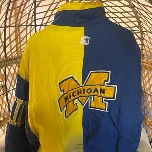 Vintage Michigan starter jacket